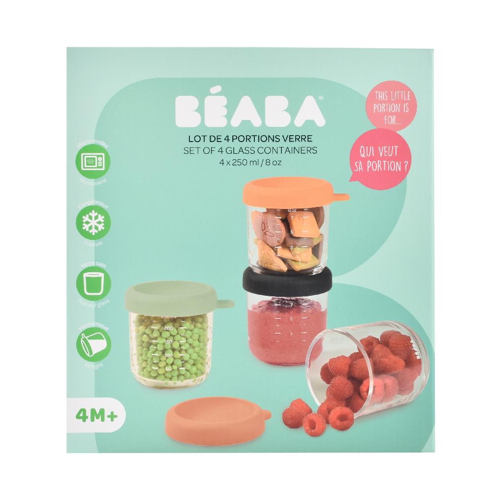 babymarkt Portionsbehälter 4er Set aus Glas sunrise Wochenangebot