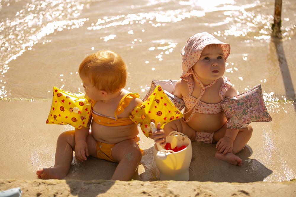 babymarkt Lila Leopard Schwimmflügel (0-2 Jahre) Sonderangebot der Fabrik