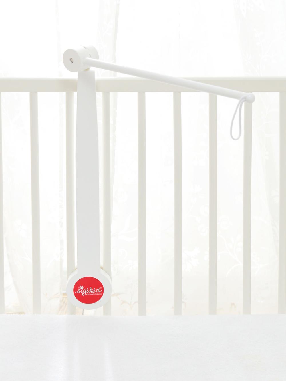 babymarkt Mobile-Halter Holz weiß Kostenloser Versand international