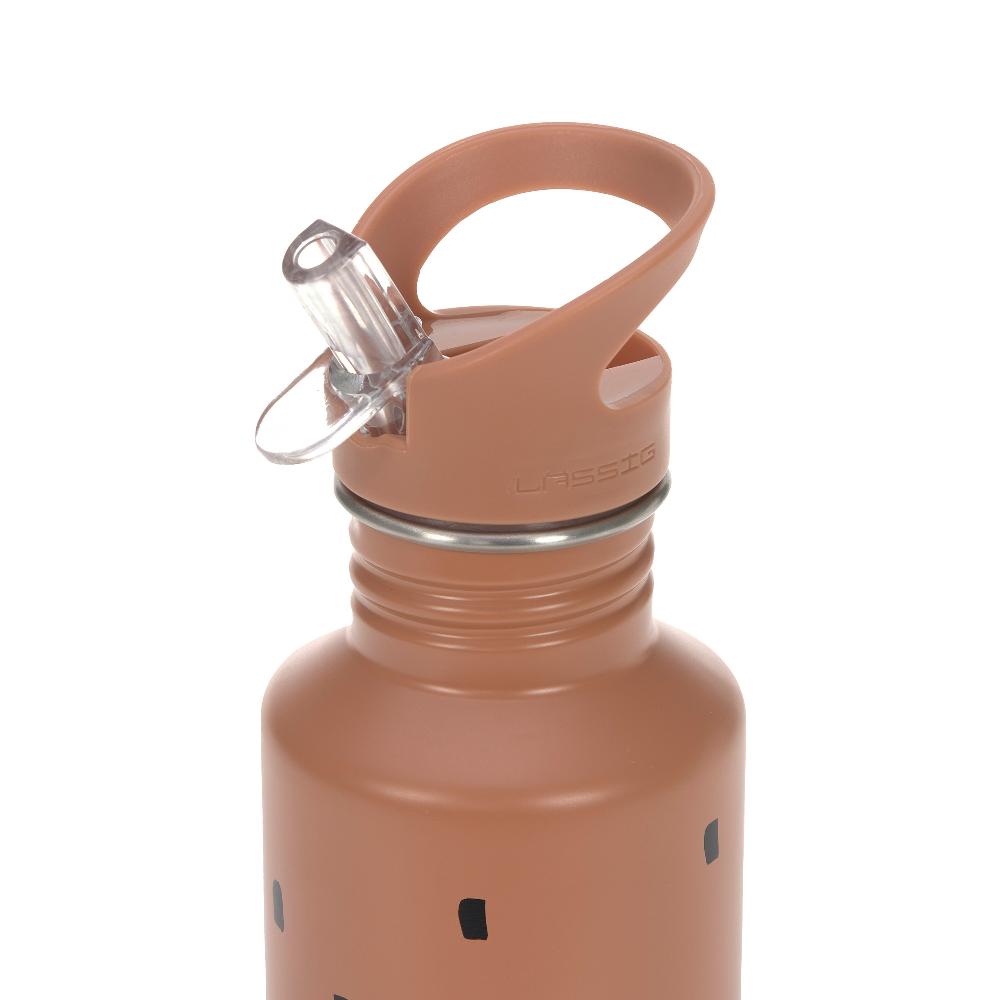 babymarkt Trinkflasche aus Edelstahl Happy Prints caramel 500 ml Outlet