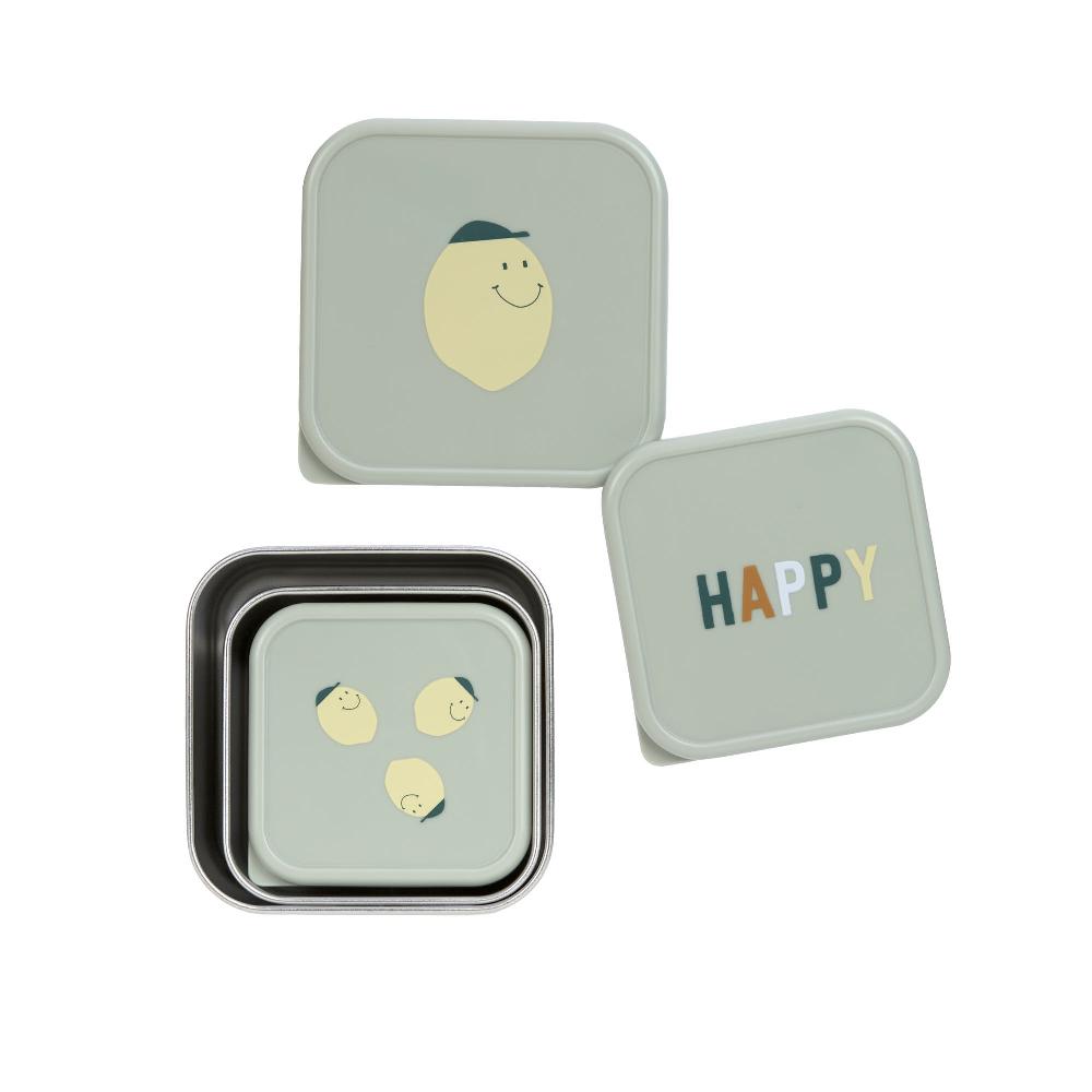 babymarkt Brotdosenset aus Edelstahl Happy Fruits Lemon Blitzverkäufe