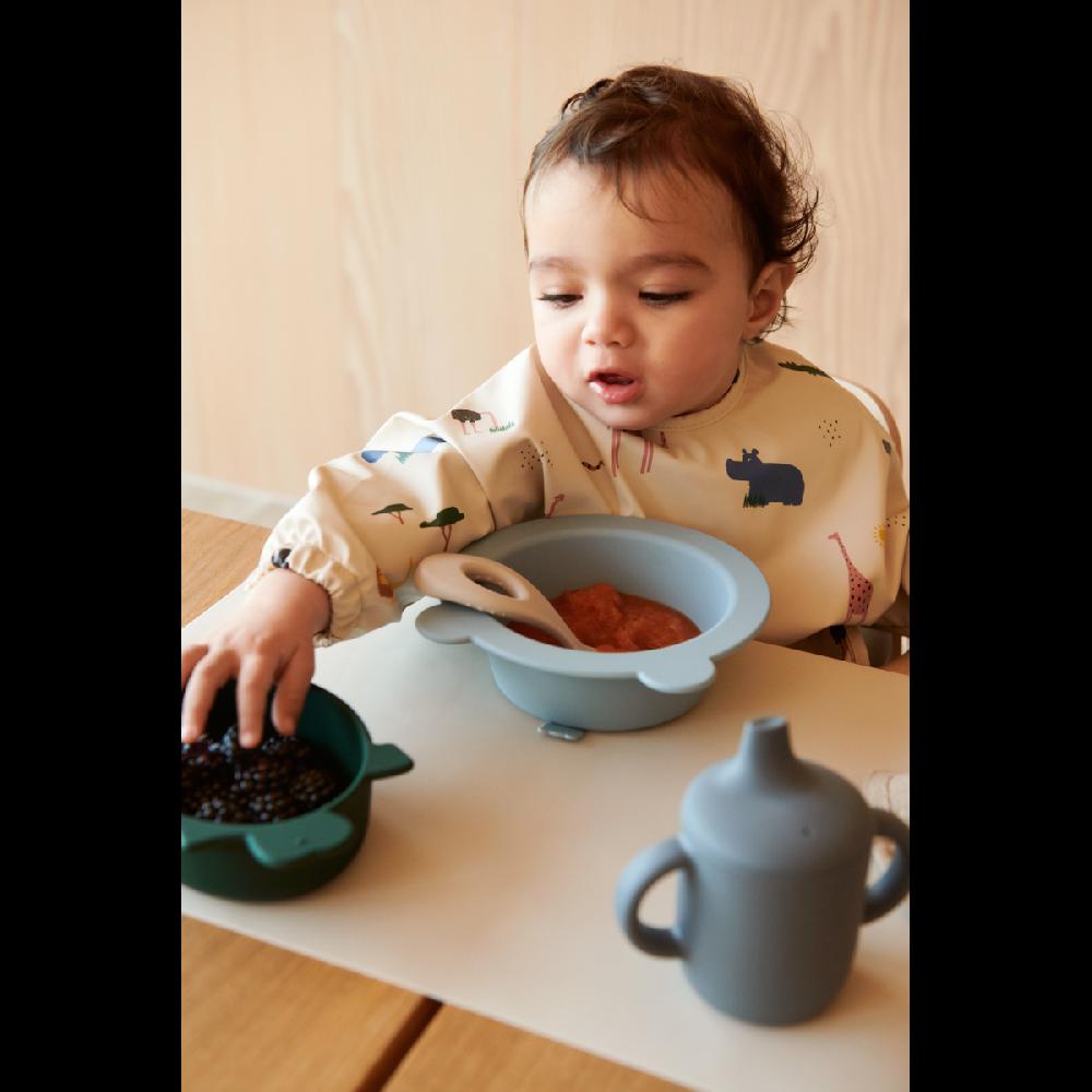 babymarkt Iggy Silikonschalen 4er-Pack dino blue multi mix Muttertagsangebot