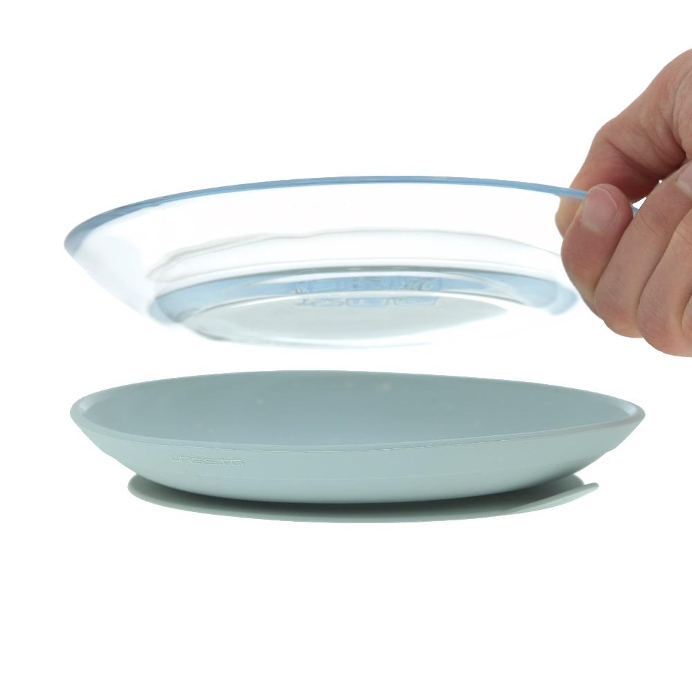 babymarkt Esslernset aus Glas und Silikon blue Kauf eins, bekomm eins gratis