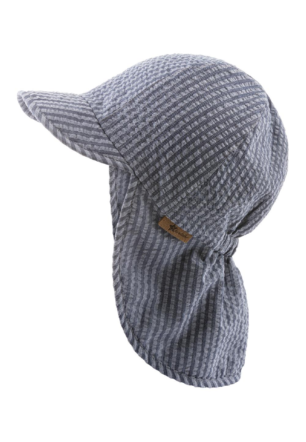 babymarkt Schirmmütze mit Nackenschutz Streifen blau Discount Store für neue Produkte