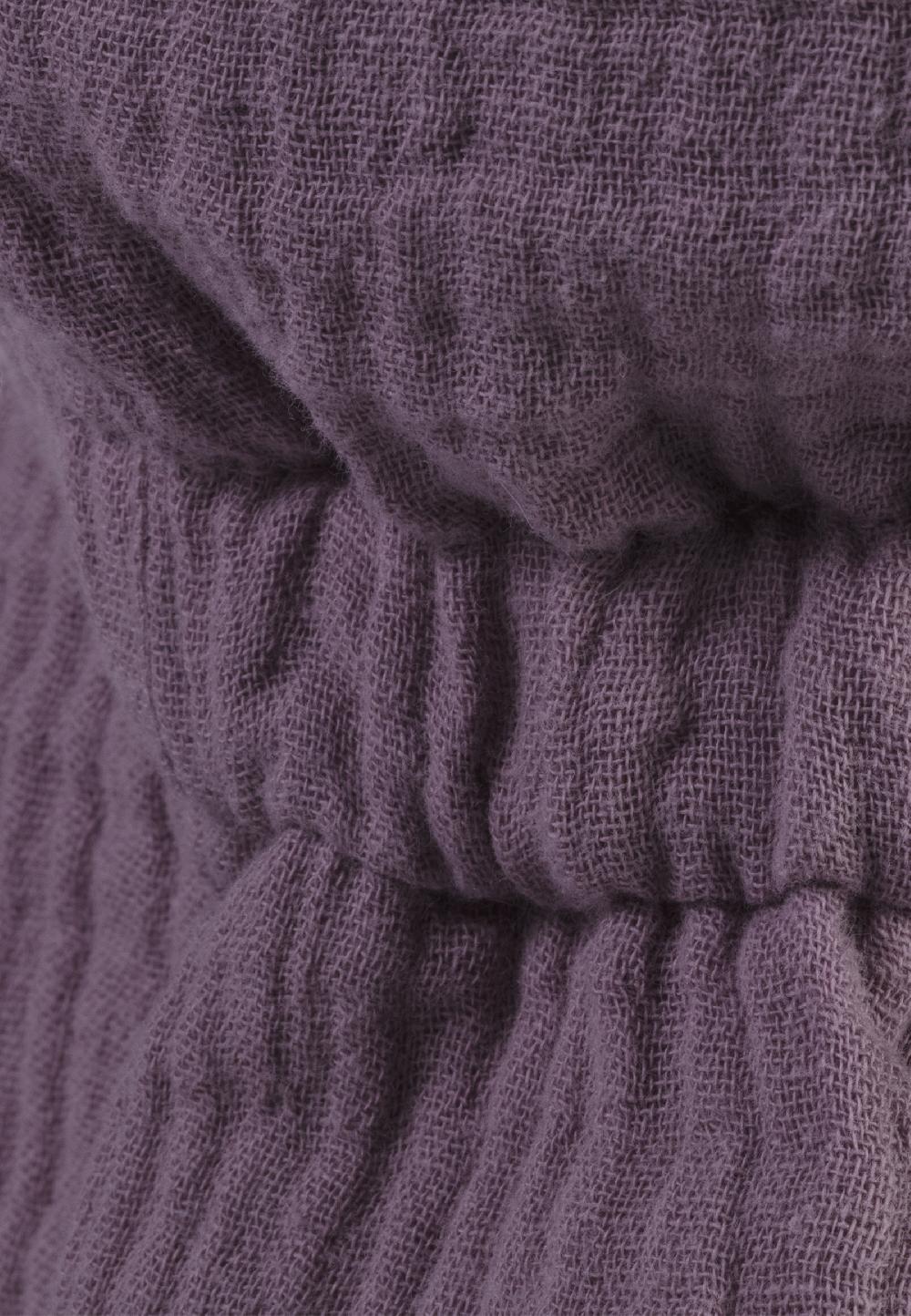 babymarkt Schirmmütze mit Nackenschutz Musselin pastellviolett Fabrikladen