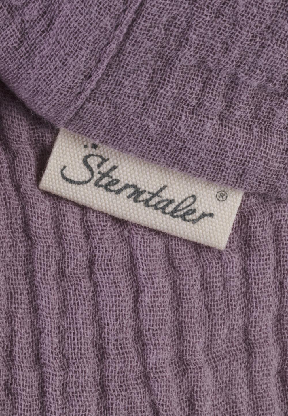 babymarkt Schirmmütze mit Nackenschutz Musselin pastellviolett Fabrikladen