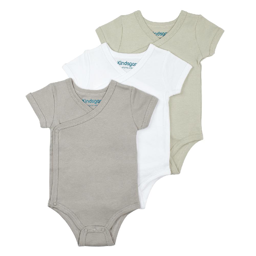 babymarkt Wickelbody trunder 3er-Pack kurzarm multicolor