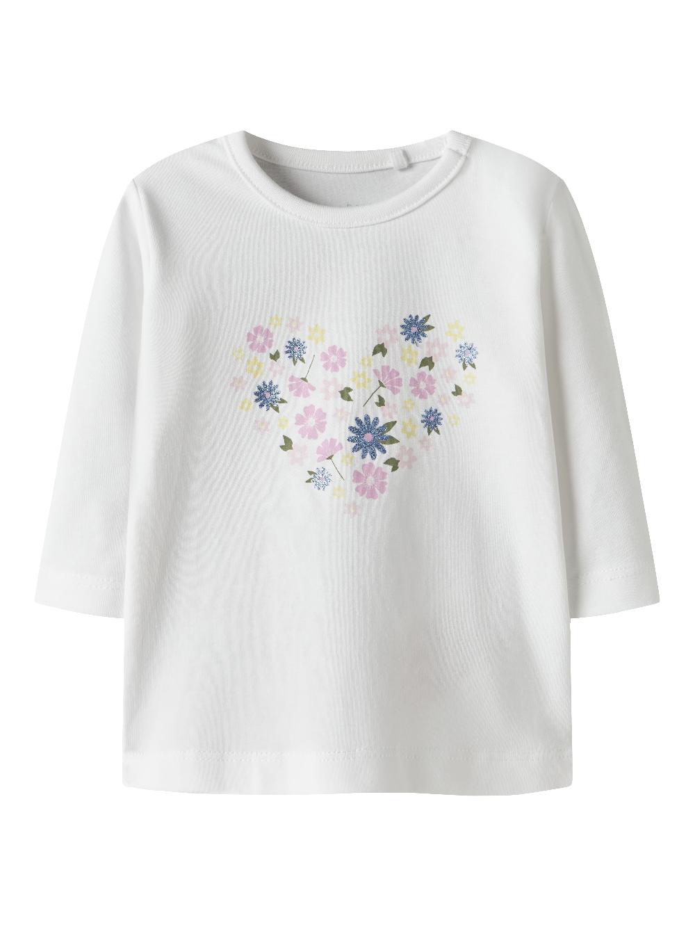 babymarkt Langarmshirt Nbfvubie Bright White