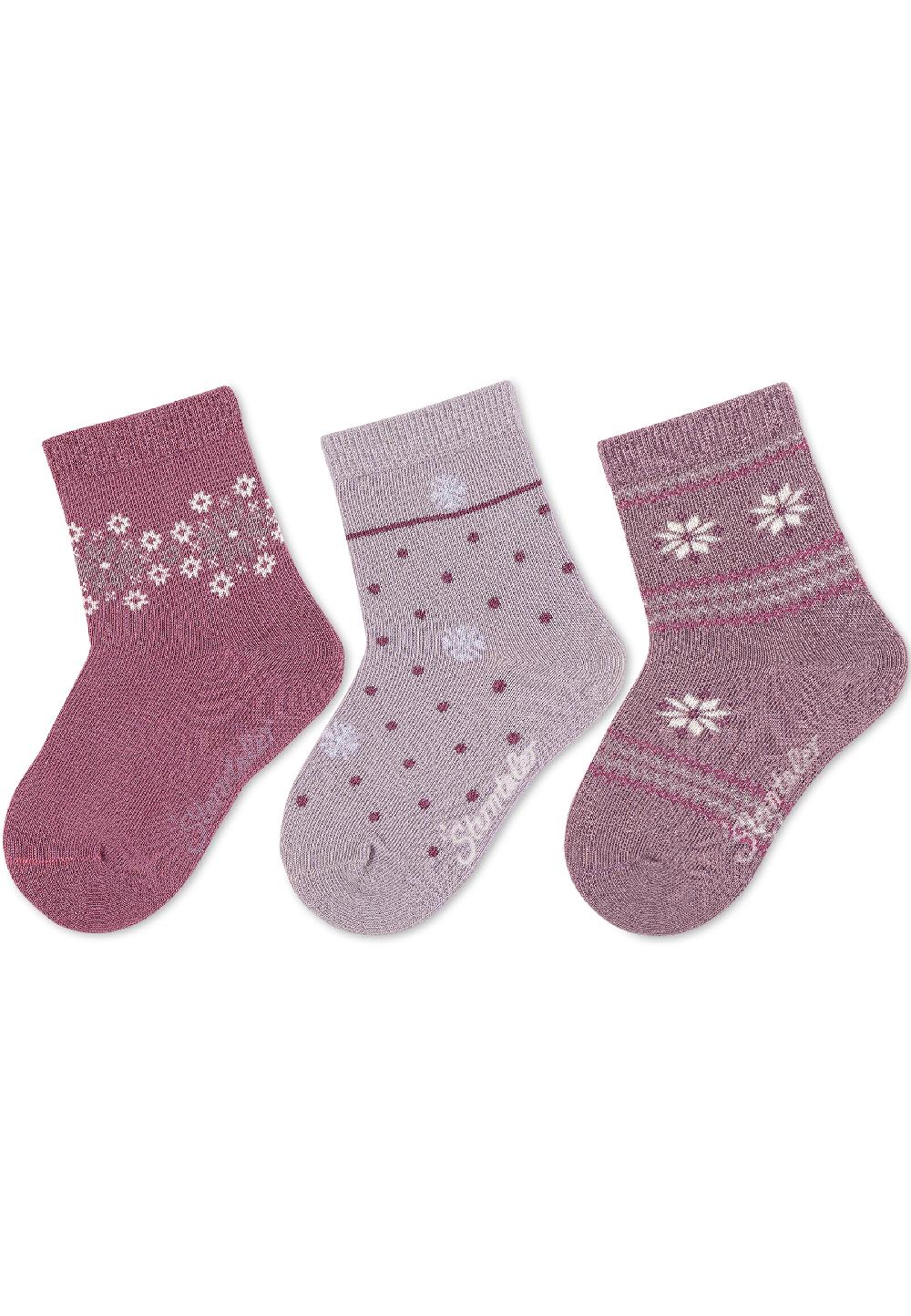 babymarkt Baby-Söckchen 3er-Pack Norweger pink