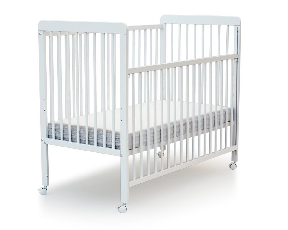 babymarkt Babybett ESSENTIAL mit Schiebegitter 60 x 120 cm weiß
