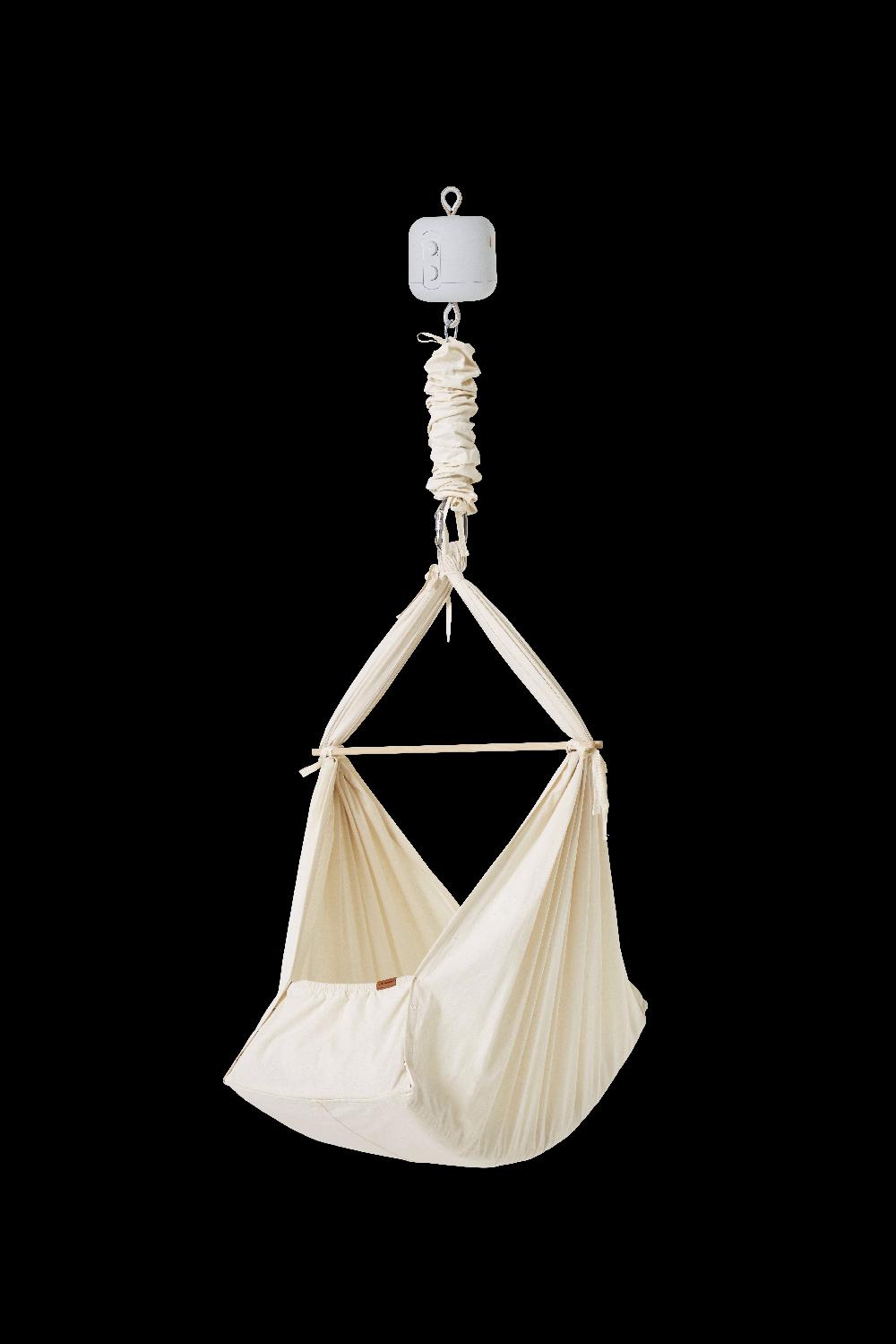 babymarkt -Set mit Ständer Federwiege Basic & Motor LeeLo01 beige/grau Sonderangebote
