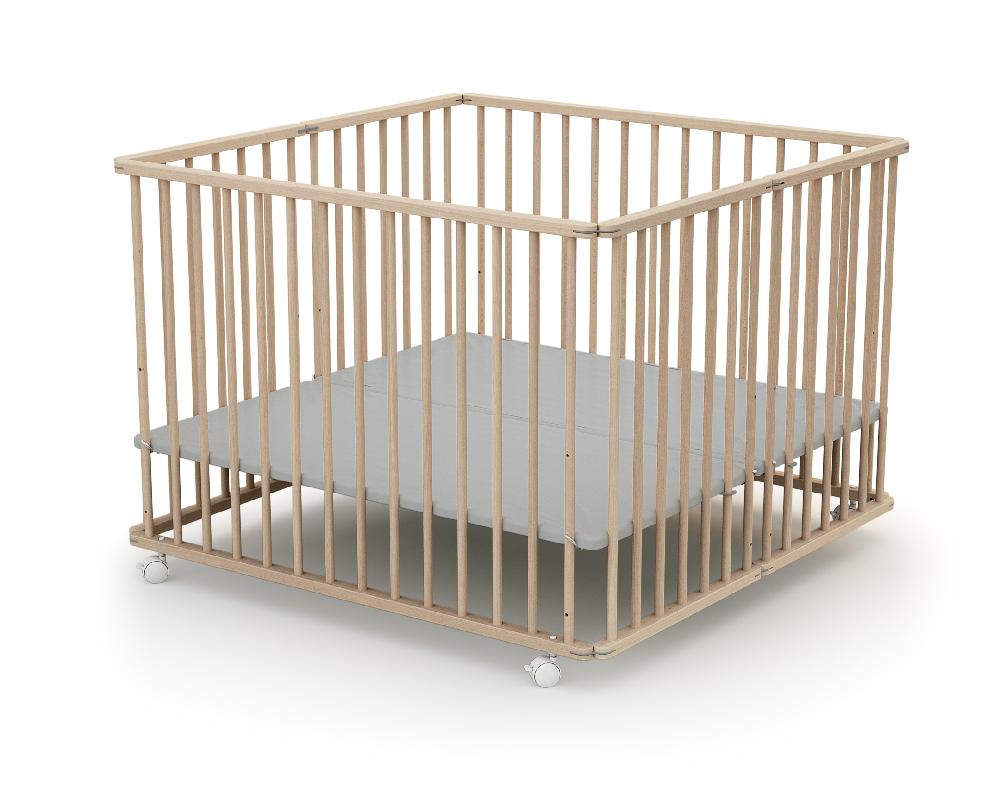 babymarkt Laufgitter faltbar 100 x 100 cm Buche unbehandelt Wochenangebot