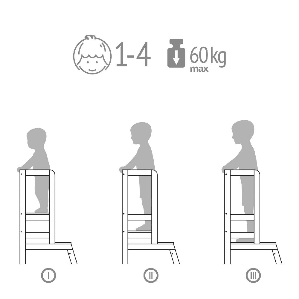 babymarkt Kids Lernturm Step grau Meist gekauft