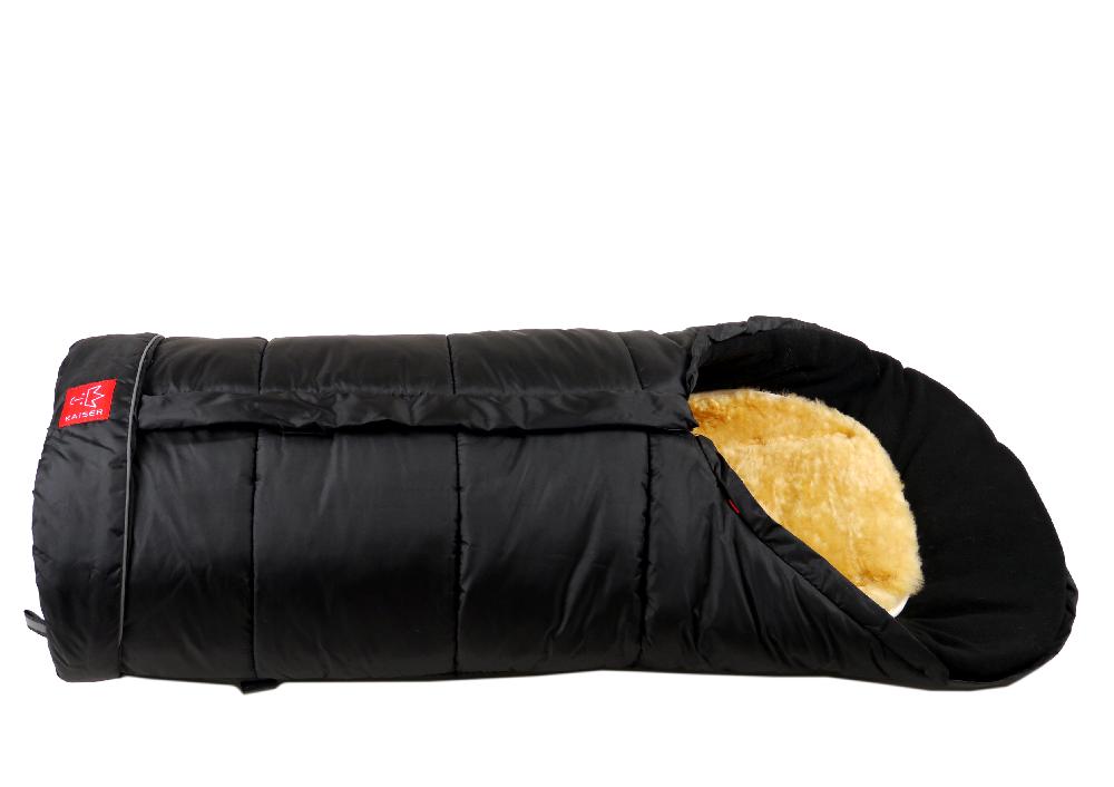babymarkt Fußsack SHEEPY mit Lammfelleinlage schwarz Rabatt