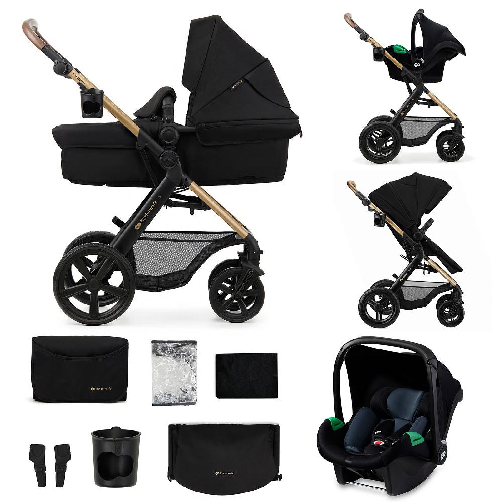 babymarkt Kombikinderwagen MOOV2 XL Pure Black Kauf eins, bekomm eins gratis