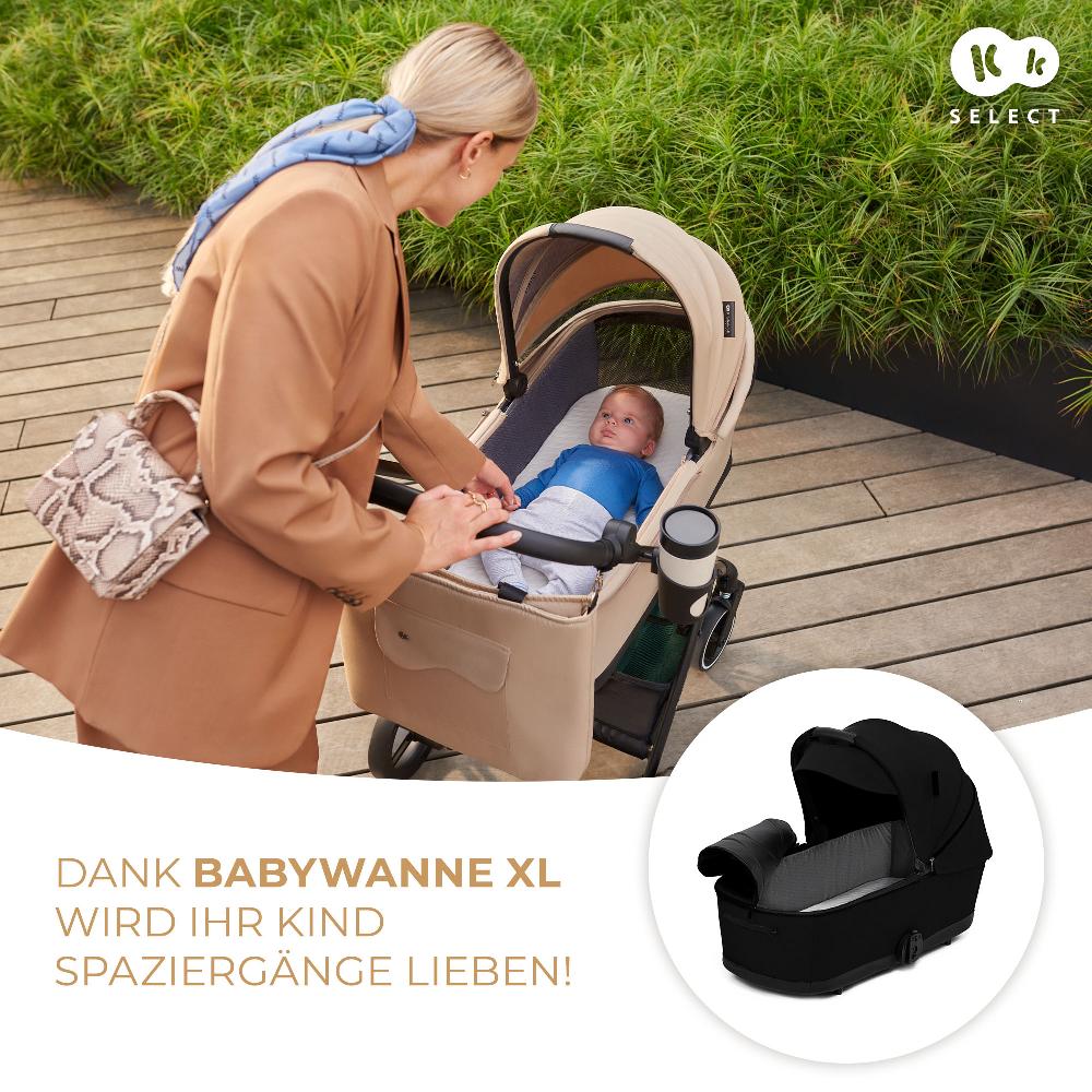 babymarkt Kinderwagen YOXI 2in1 pure black Tägliche Deals