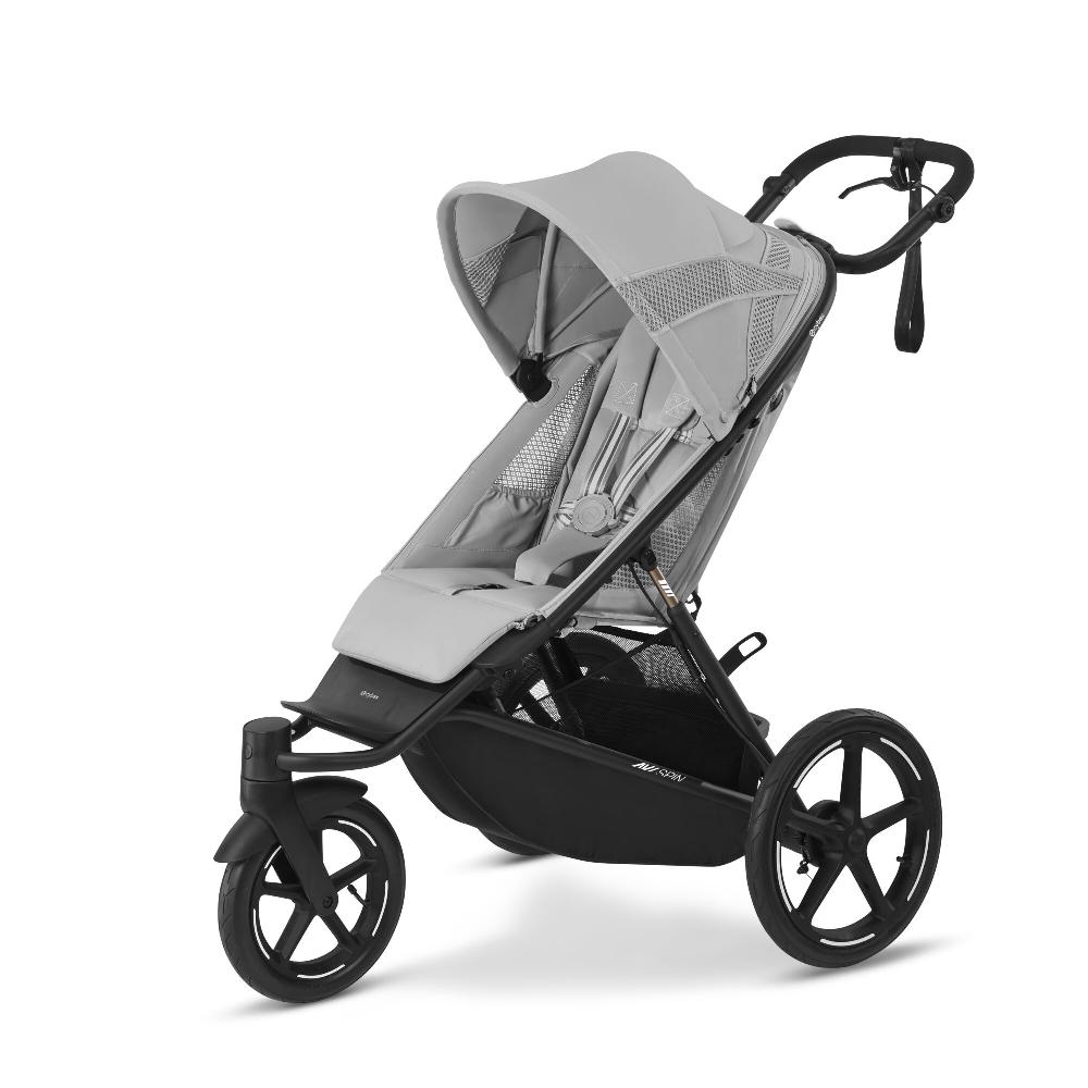 babymarkt Kinderwagen AVI SPIN Black Fog Grey