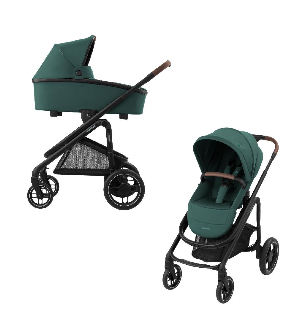 babymarkt Kombikinderwagen Plaza Plus Essential Green