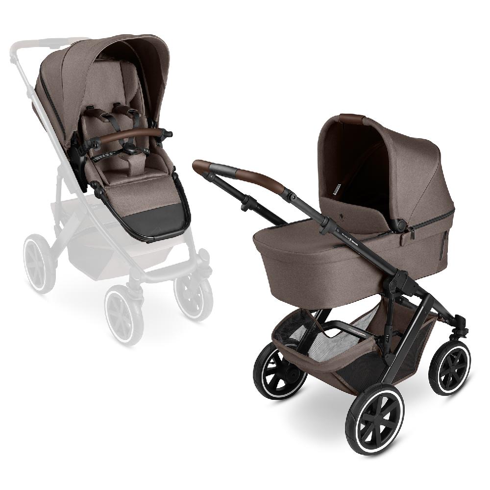 babymarkt Kombikinderwagen Salsa 5 Air inkl. Wickeltasche Urban und Winterfußsack nature Letzte 3 Tage
