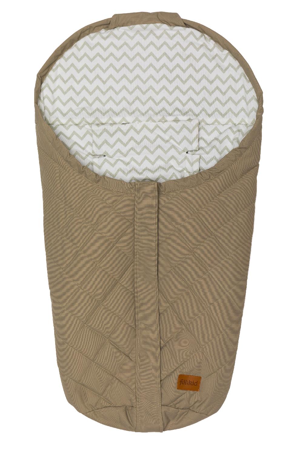 babymarkt Sommerfußsack Light Small Gr. 0 80x40 cm taupe