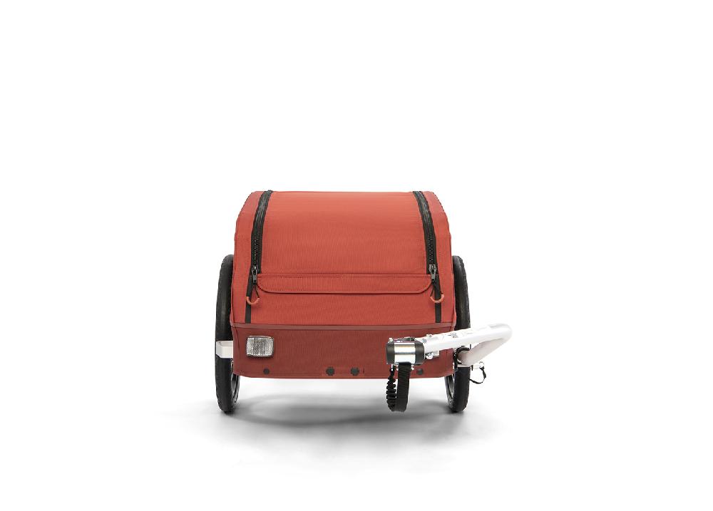 babymarkt Lastenanhänger Cargo Kalle Lava Red Sonderangebot der Fabrik