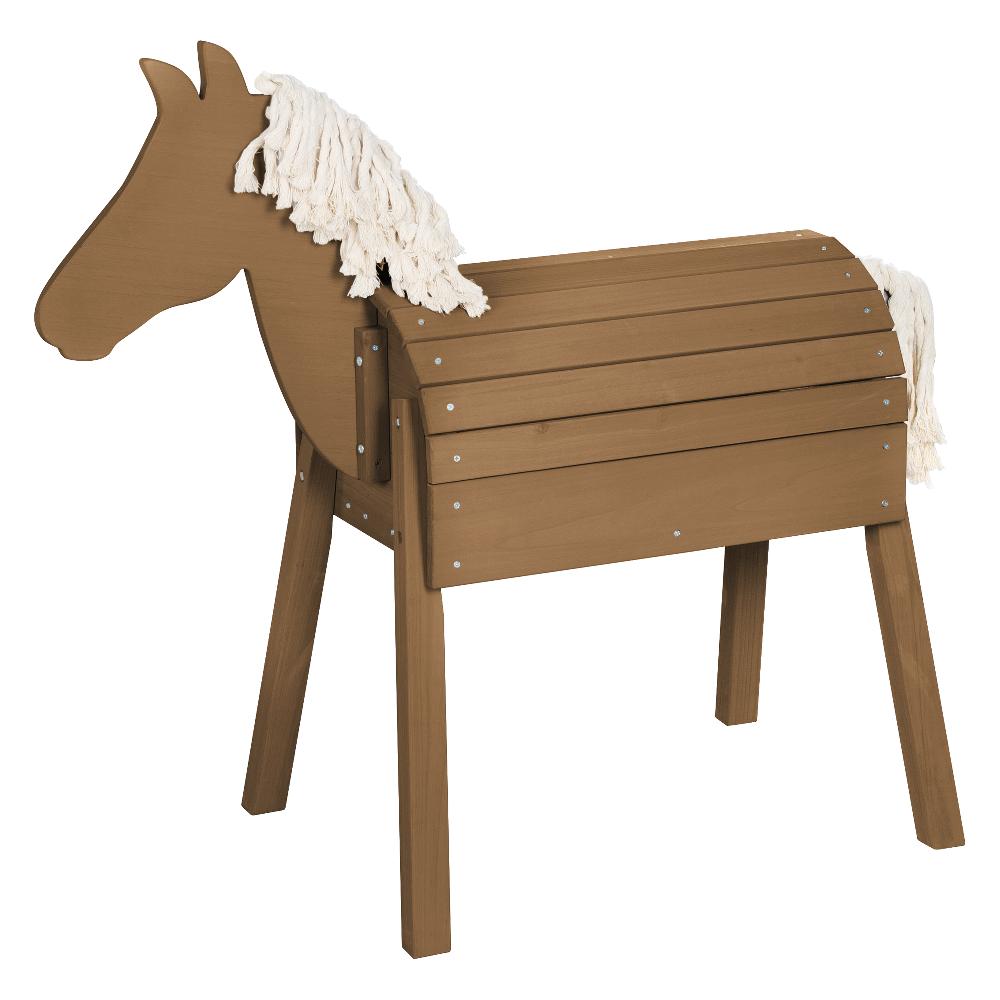 babymarkt Holzpferd Outdoor teakholz