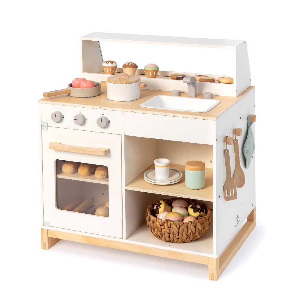 babymarkt Spielküche & Shop Prunus weiß/natur