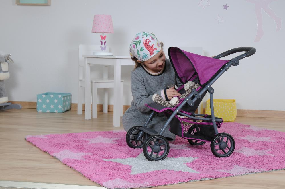 babymarkt Puppenbuggy Liba - tec purple Fabrik Onlineshop