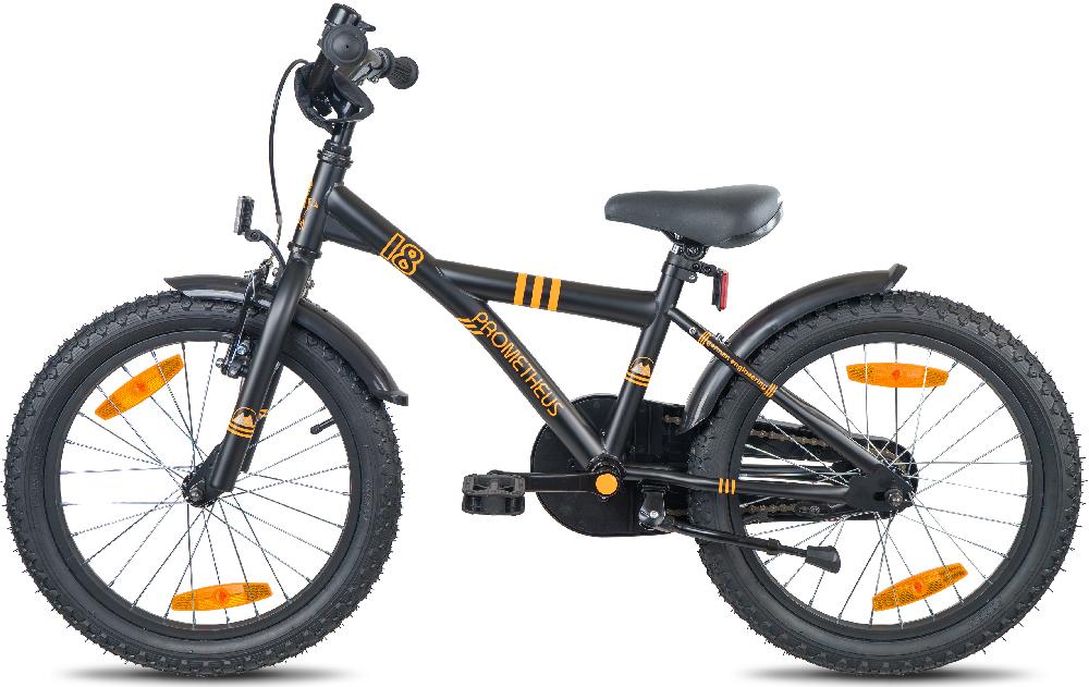 babymarkt Kinderfahrrad 18" schwarz matt-orange Rabatt