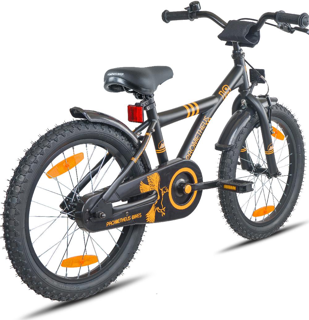 babymarkt Kinderfahrrad 18" schwarz matt-orange Rabatt