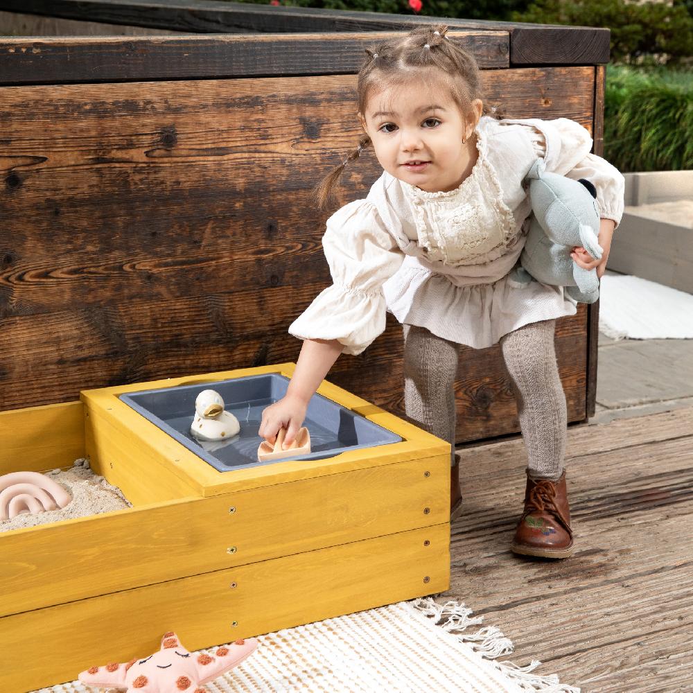 babymarkt Sandkasten Space Saver ocker Großer Ausverkauf