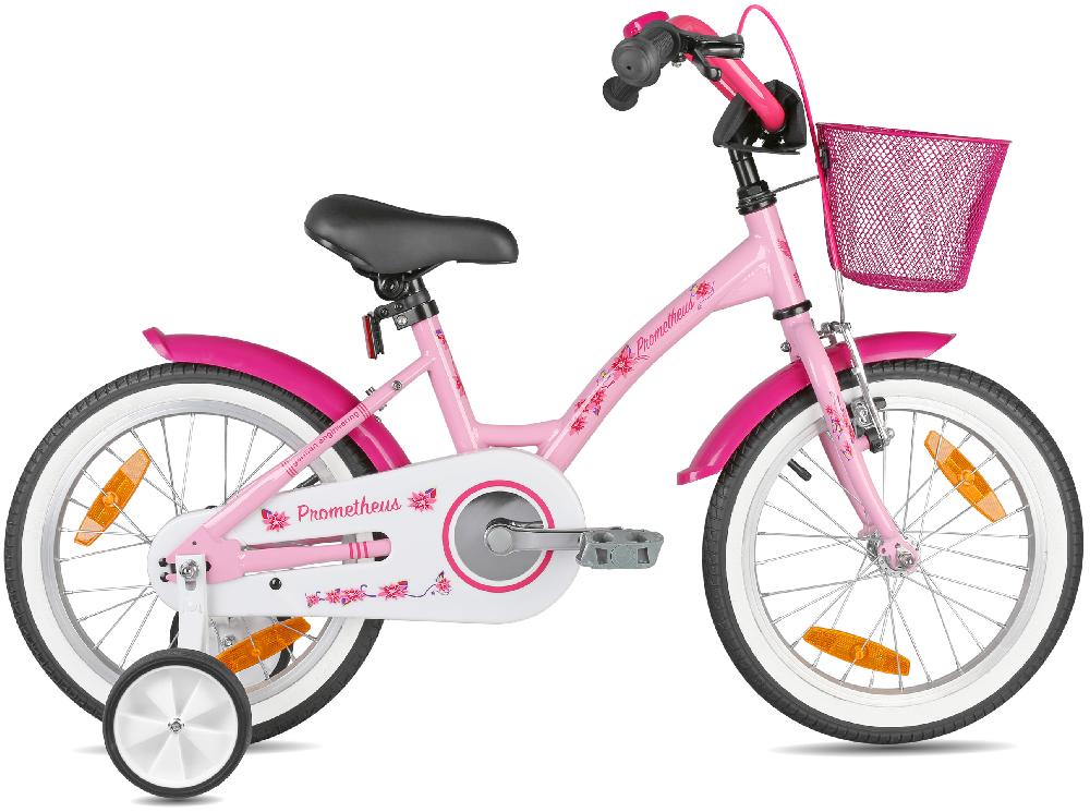babymarkt Kinderfahrrad 16" mit Stützräder rosa-weiß Saisonschlussverkauf