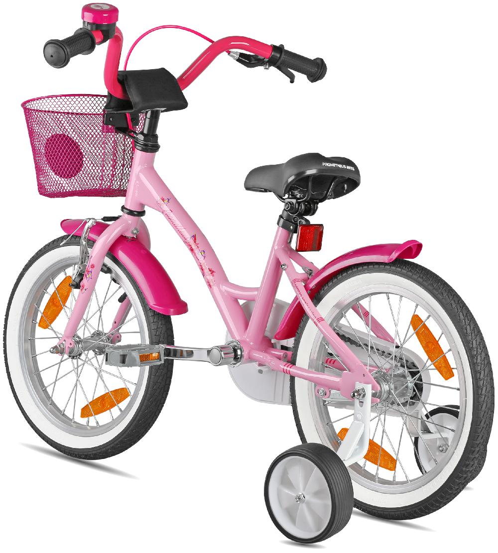 babymarkt Kinderfahrrad 16" mit Stützräder rosa-weiß Saisonschlussverkauf