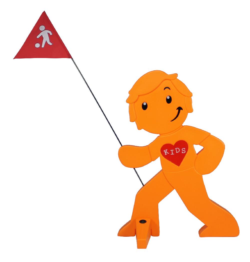 babymarkt Streetbuddy Warnfigur für mehr Kindersicherheit - orange