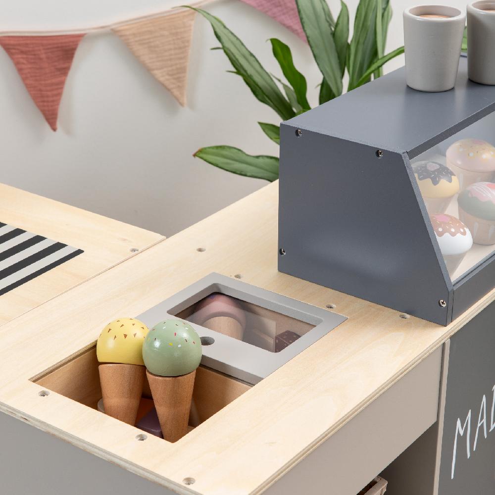babymarkt Kaufladen Bollea warmgrau/natur Neueste Mode