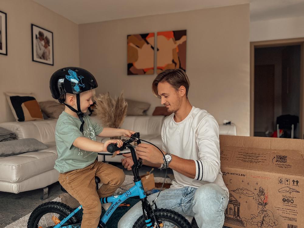 babymarkt Kinderfahrrad 12" mit Stützräder blau-schwarz Online Outlet