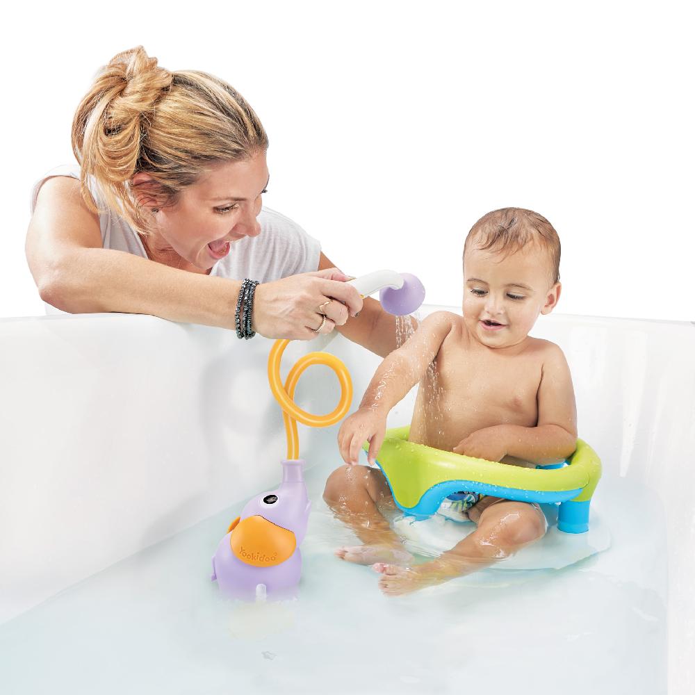babymarkt Babydusche Elefant lila Räumungsverkauf