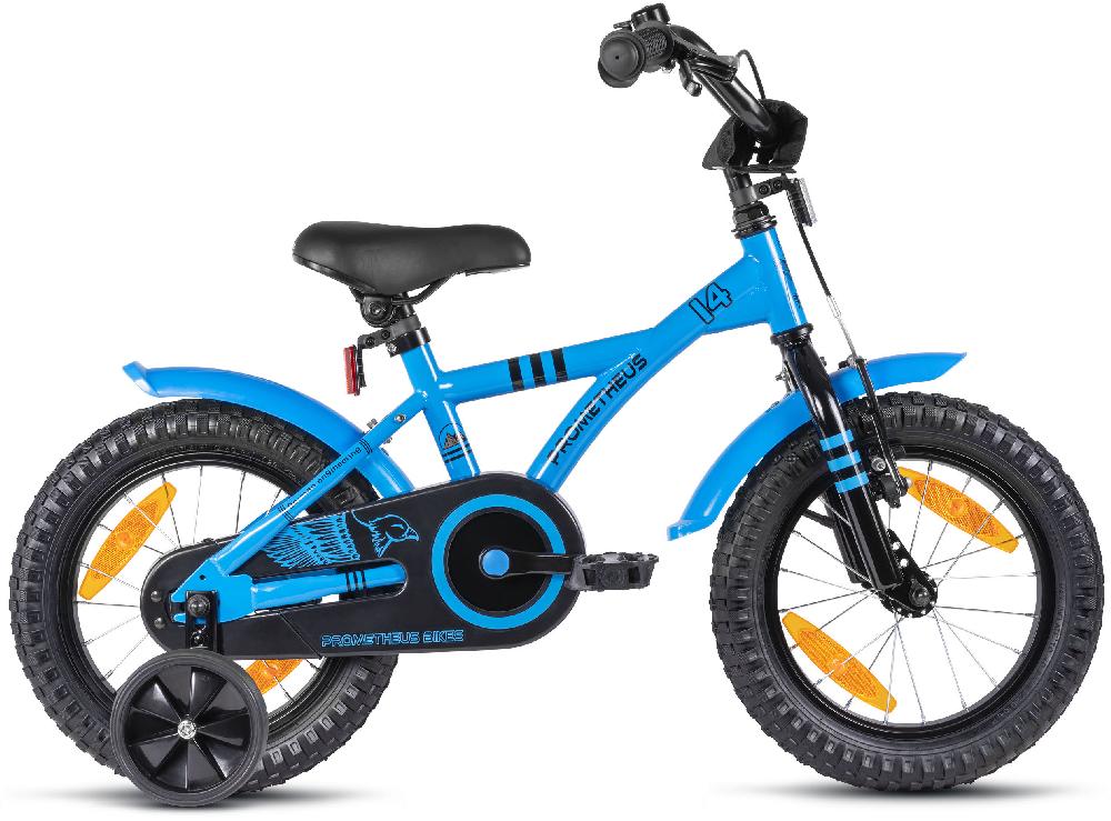 babymarkt Kinderfahrrad 14" mit Stützräder blau-schwarz Kauf eins, bekomm eins gratis