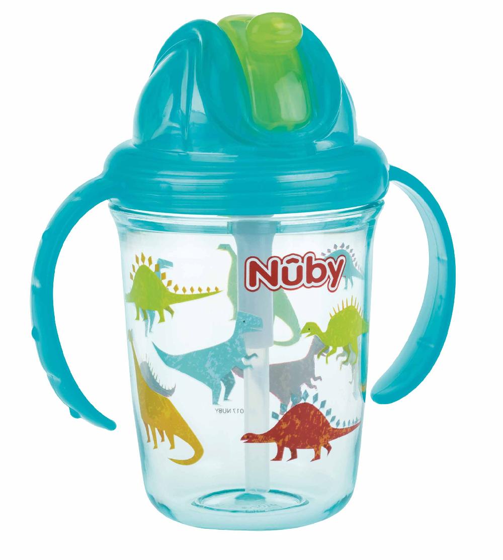 babymarkt Nûby 360° Trinklhalmtasse aus Tritan 240 ml in aqua Discount Store für neue Produkte