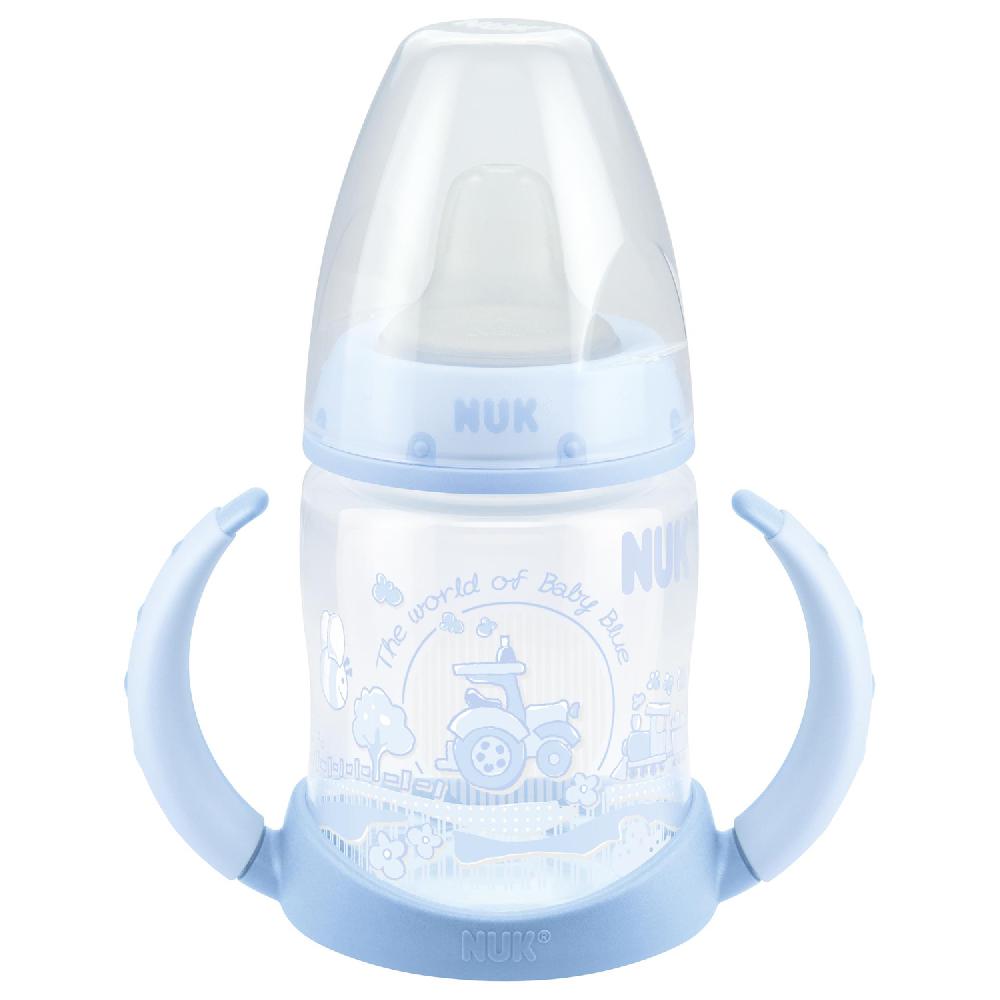 babymarkt First Choice Trinklernflasche aus PP und Soft-Trinktülle 150 ml blau