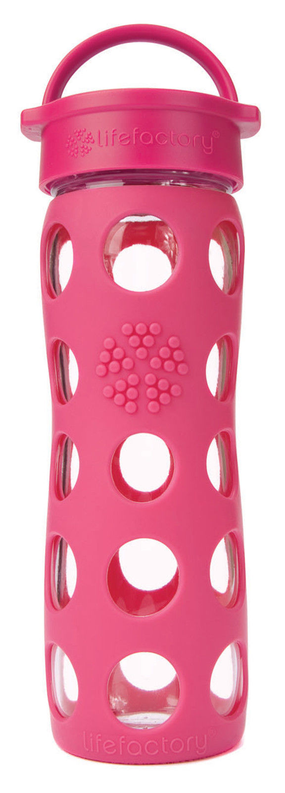 babymarkt Trinkflasche aus Glas in raspberry 475 ml Begrenzt auf 3 Tage