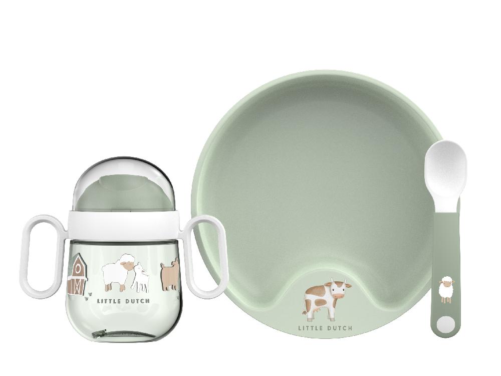 babymarkt Babygeschirrset mio little dutch 3-teilig - little farm