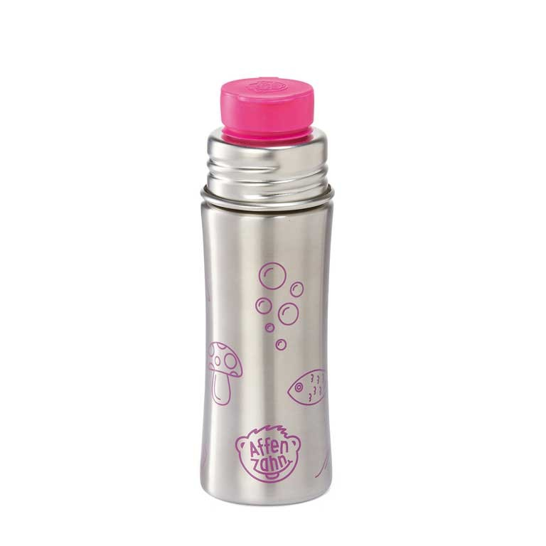 babymarkt Edelstahl Trinkflasche Eule pink