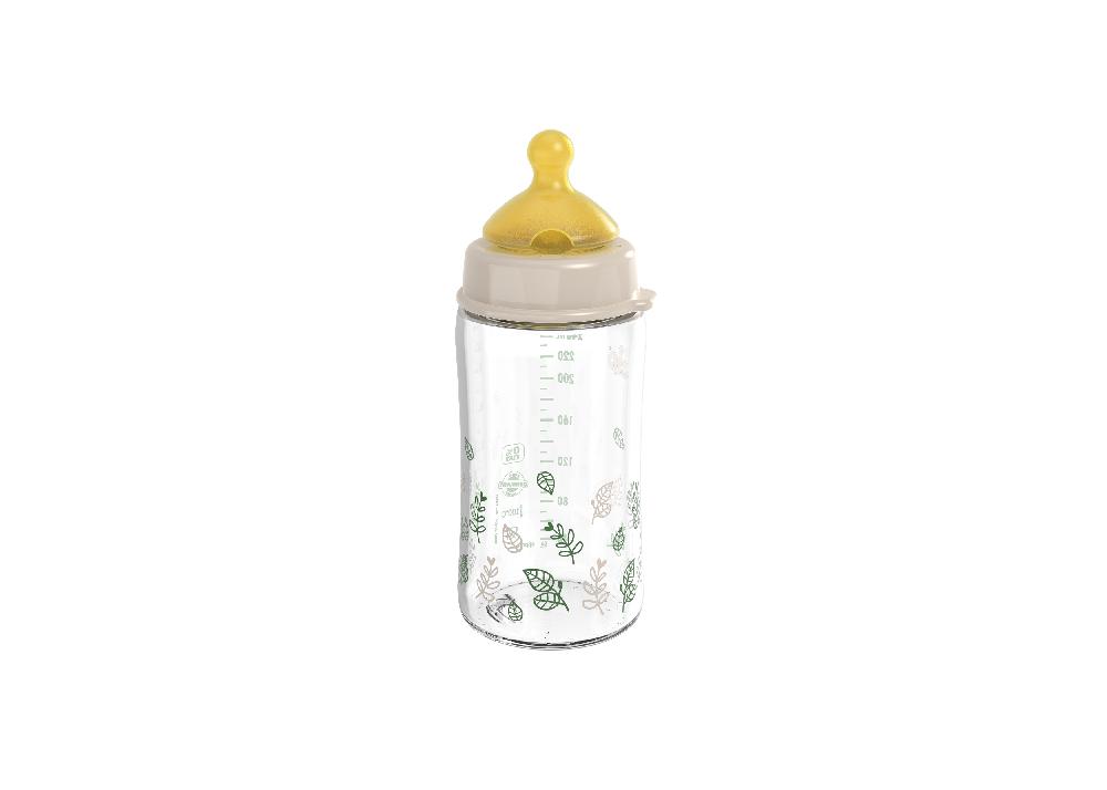 babymarkt Weithalsflasche cherry green Girl 240 ml aus Glas Exklusivangebot