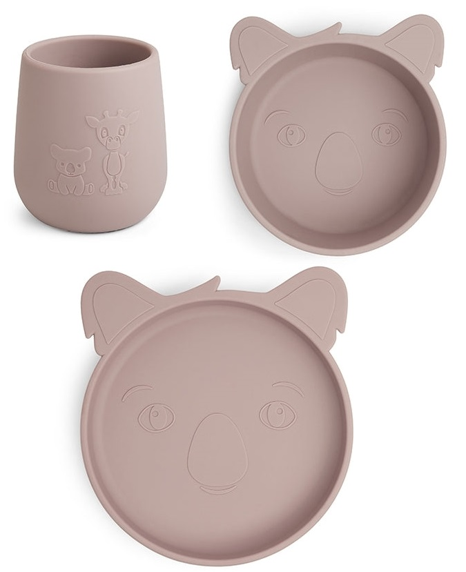 babymarkt Geschirrset Judi Koala 3er Set Woodrose