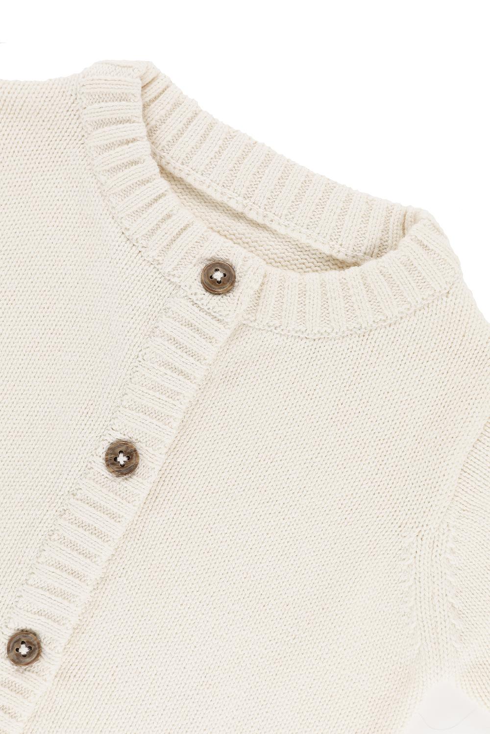 babymarkt Strickoverall strikka Grobstrick creme Outlet