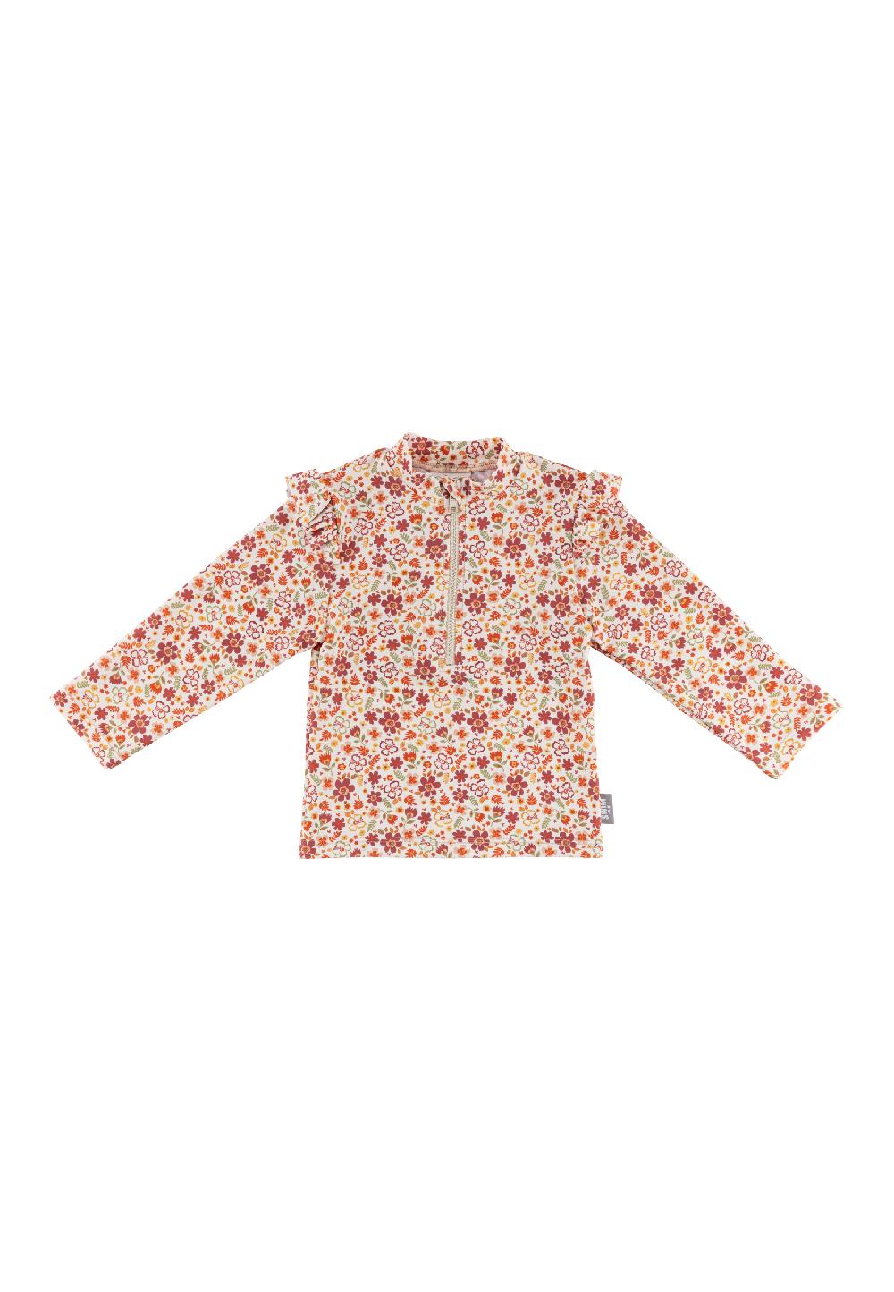 babymarkt Langarm-Schwimmshirt Blumen ecru Günstig kaufen