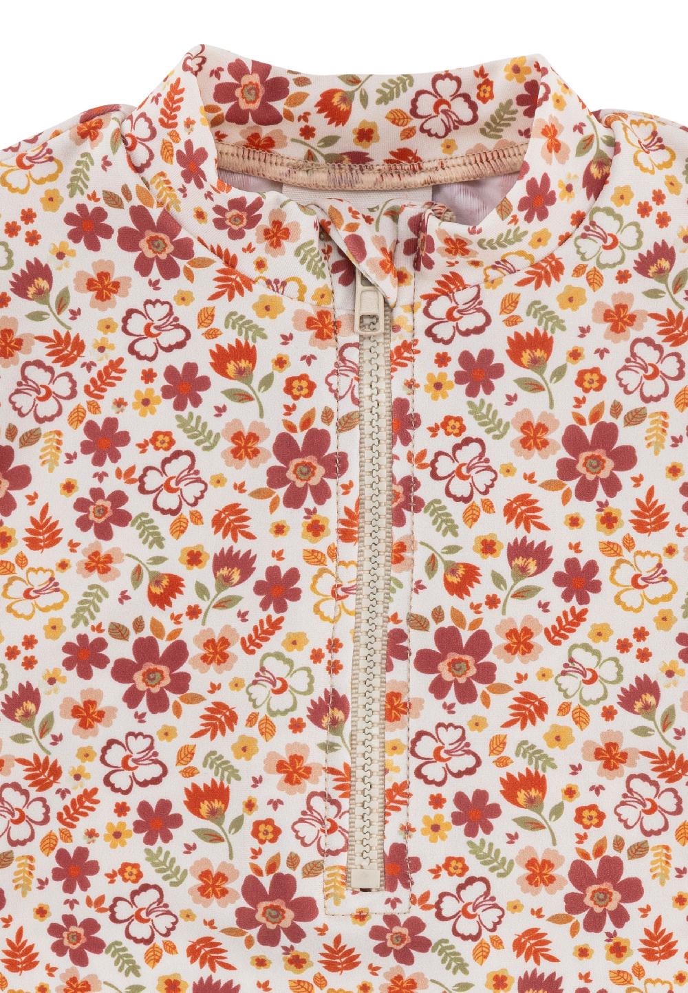 babymarkt Langarm-Schwimmshirt Blumen ecru Günstig kaufen