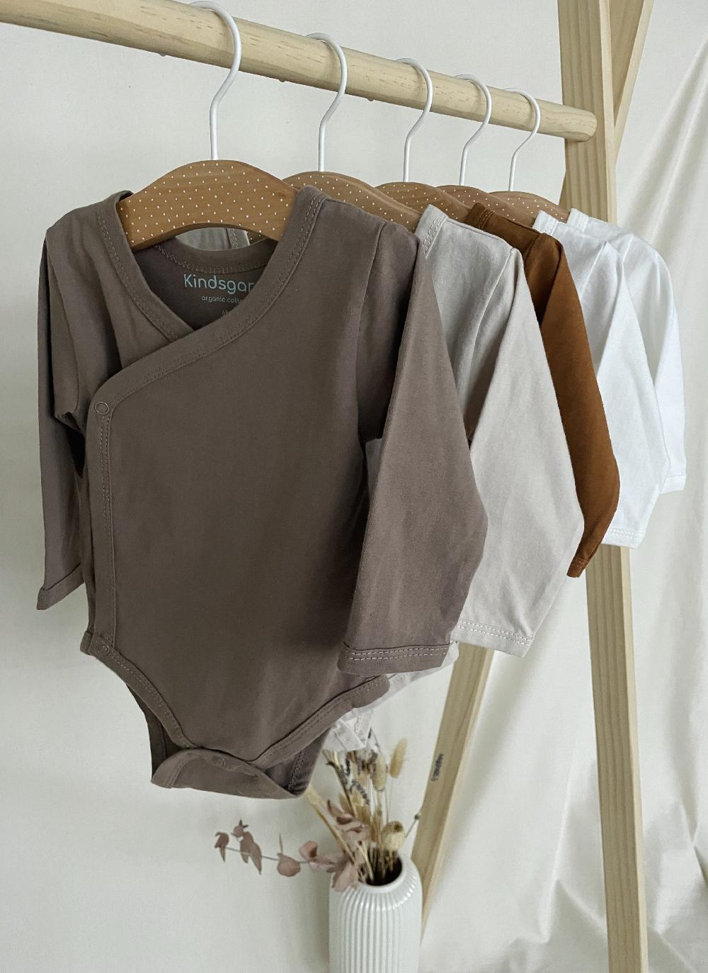 babymarkt Wickelbody trunder 5er-Pack langarm braun Flash Sale