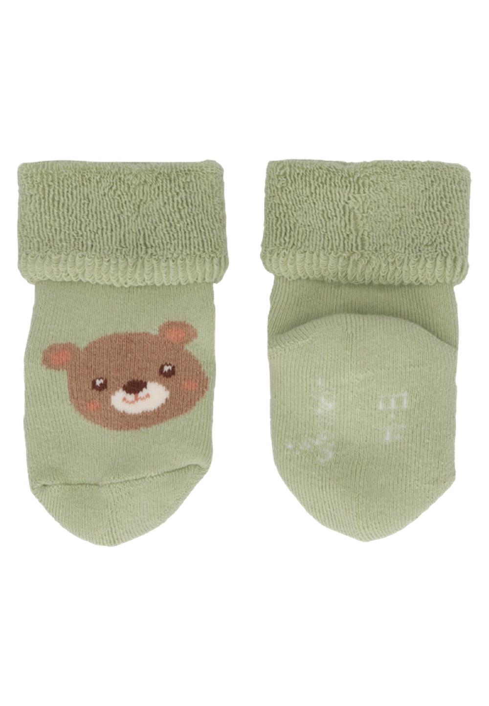 babymarkt Baby-Söckchen 3er-Pack Bär blassgrün Exklusivangebot